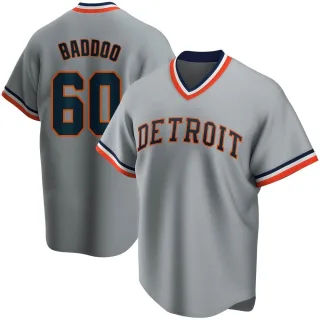 Akil Baddoo Men's Detroit Tigers Snake Skin City Jersey - Black Authentic