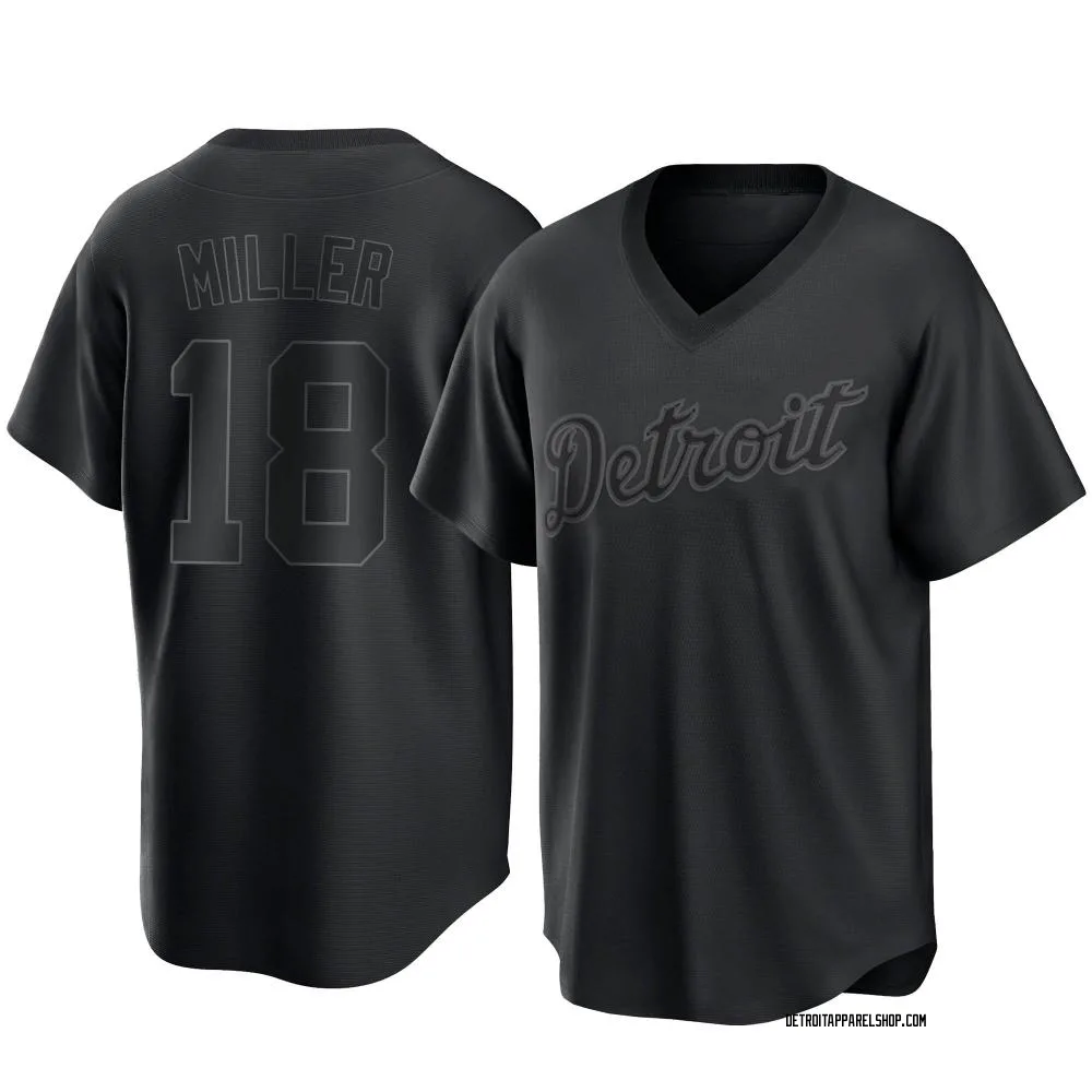 Detroit tigers sale black jersey