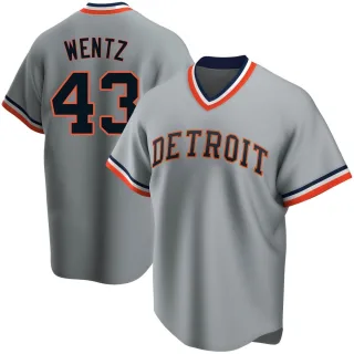 Joey Wentz Detroit Tigers Women's Navy Roster Name & Number T-Shirt 