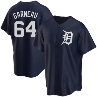 Dustin Garneau Youth Detroit Tigers Pitch Fashion Jersey - Black Replica