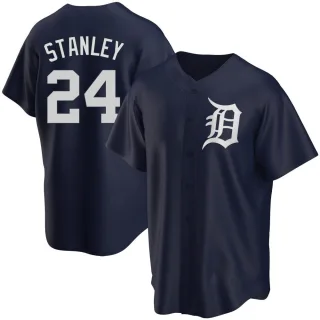 Mickey Stanley Men's Detroit Tigers Home Jersey - White Authentic