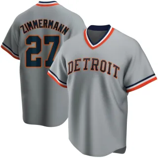 Jordan Zimmermann Men's Detroit Tigers Pitch Fashion Jersey - Black Replica